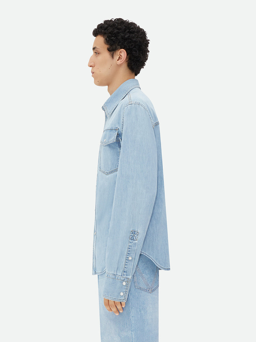 Light Bleached Denim Shirt