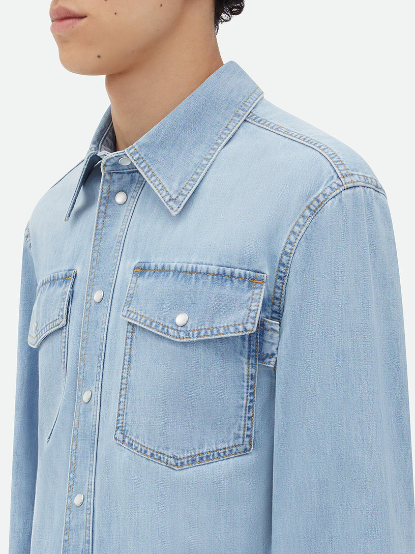 Light Bleached Denim Shirt