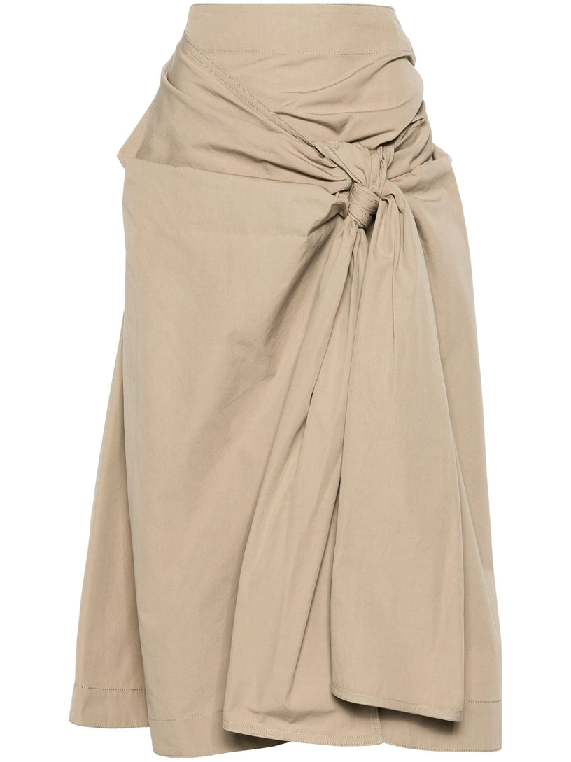 Skirt with draping