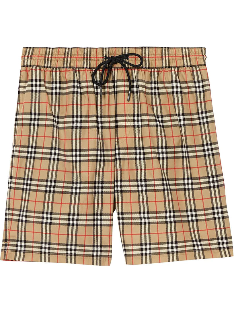 Burberry Check swim shorts