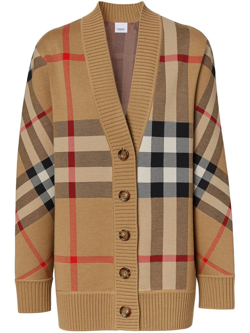 Burberry Check jacquard cardigan