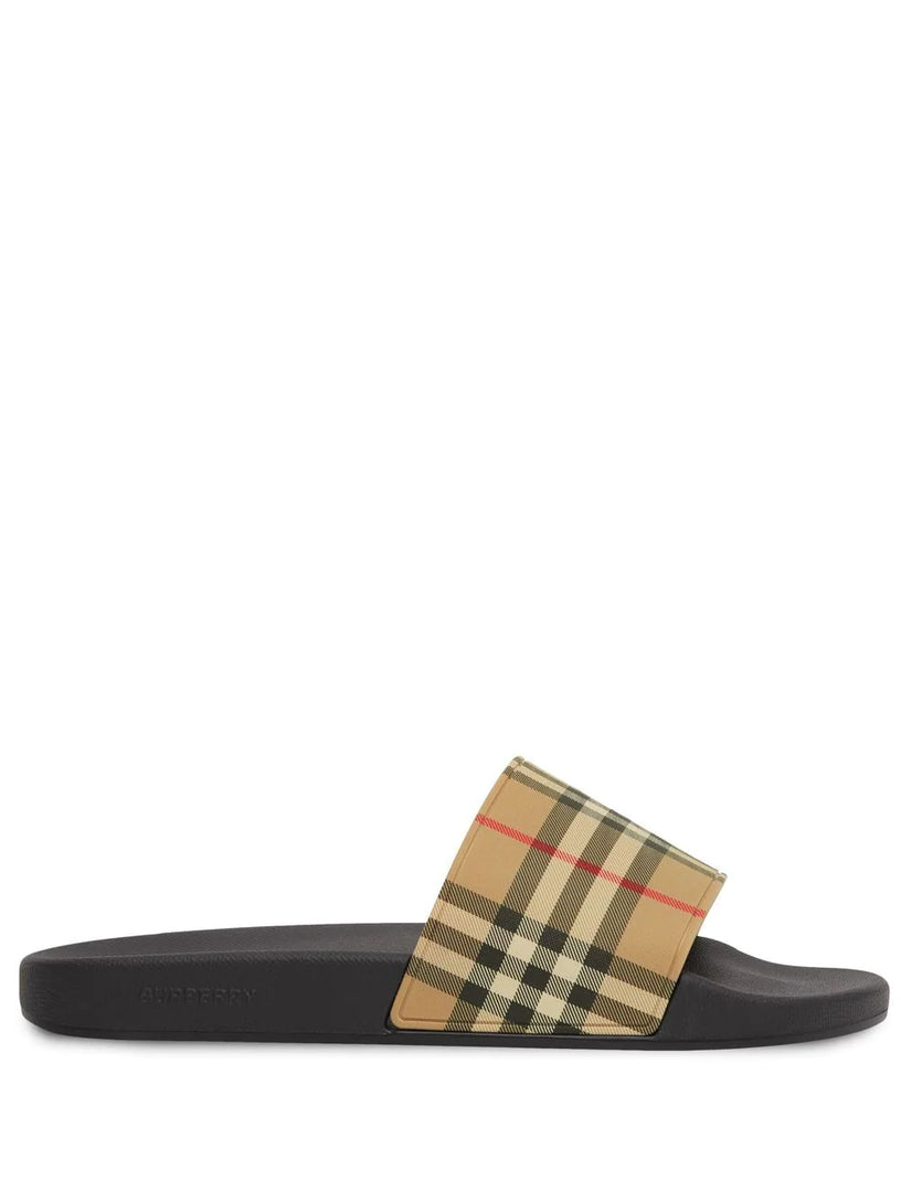 Burberry Vintage check slides