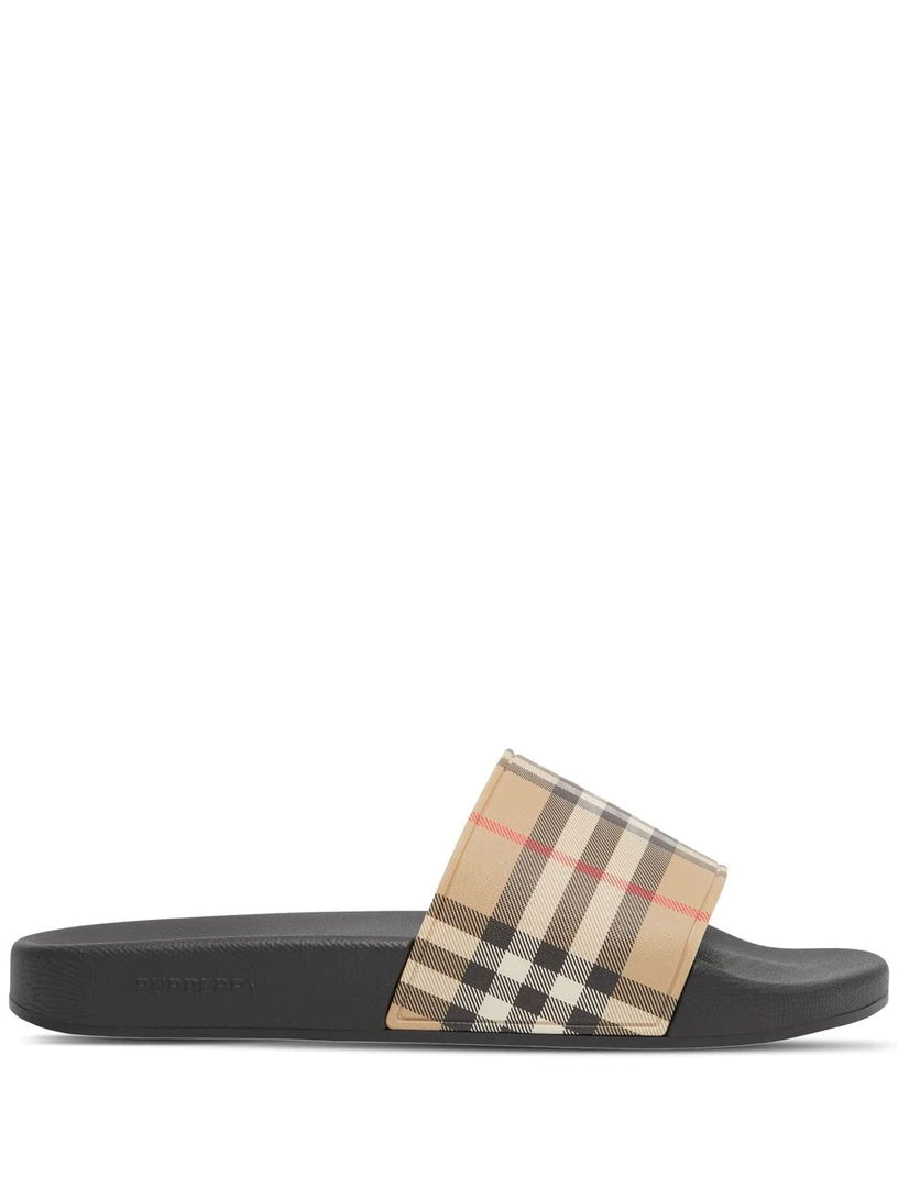 Burberry Vintage check slides