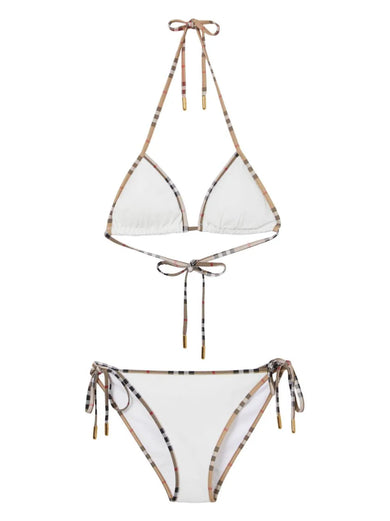 Check Detail Triangle Bikini