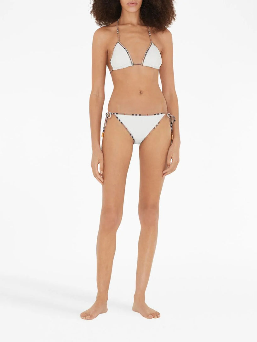 Check Detail Triangle Bikini