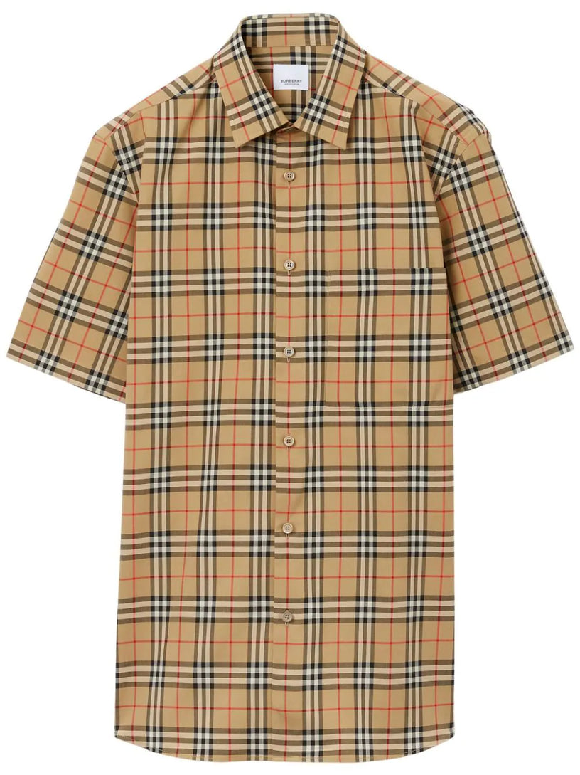 Burberry Check shirt in cotton