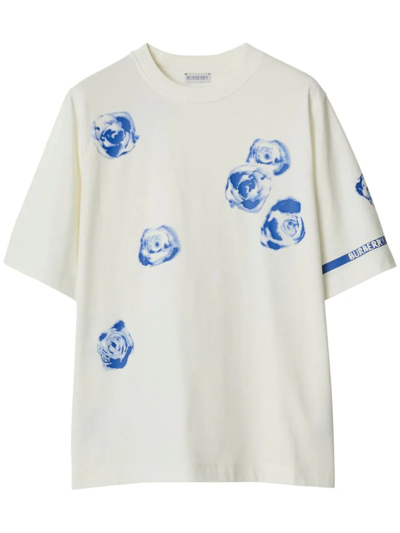 Burberry Rose print t-shirt