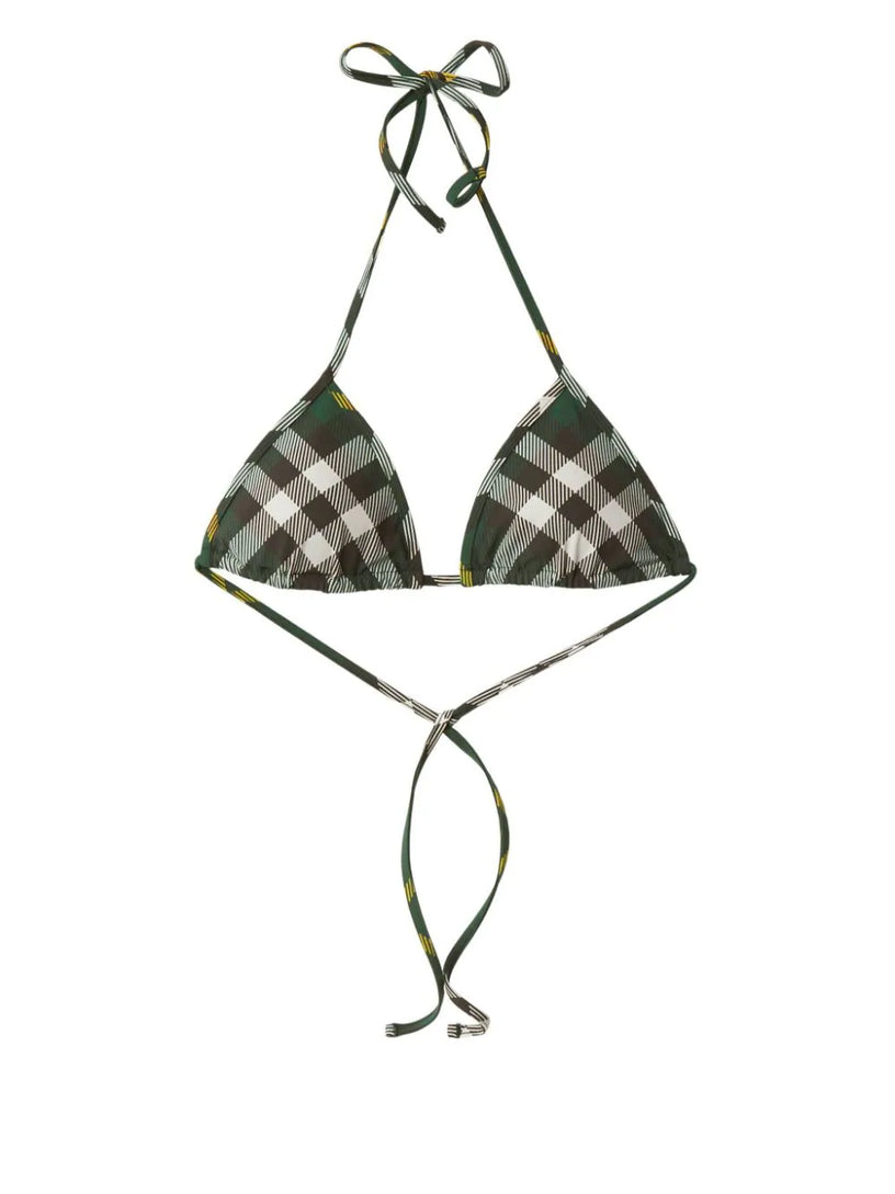 Burberry Check bikini top