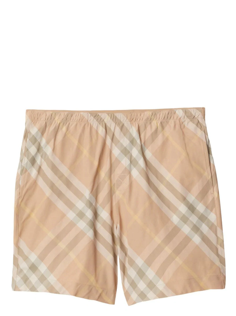 Burberry Check swim shorts