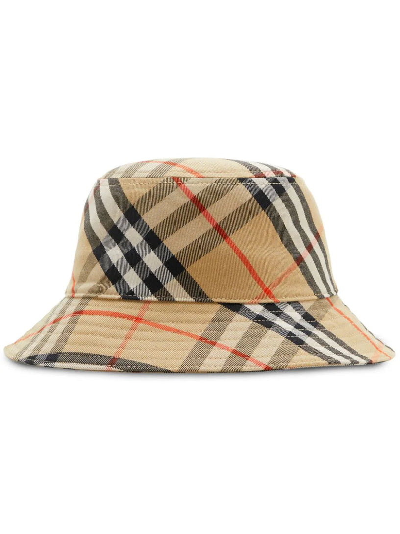 Burberry Check bucket hat