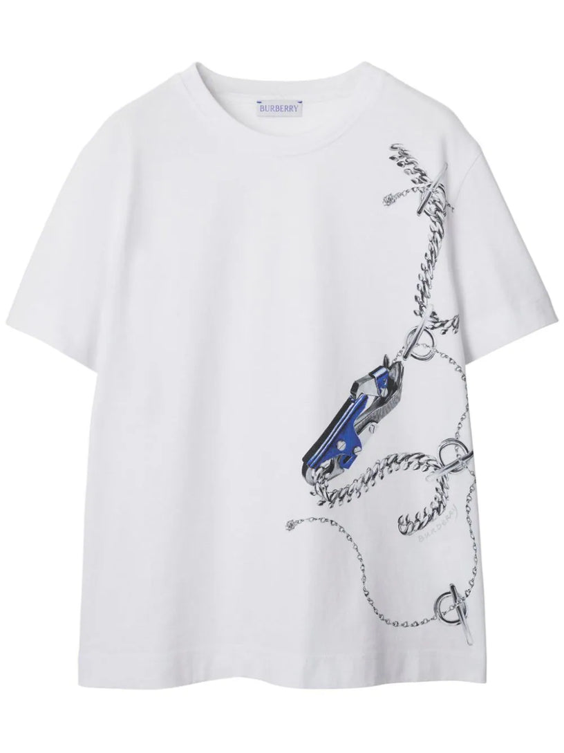 Burberry Knight hardware cotton t-shirt