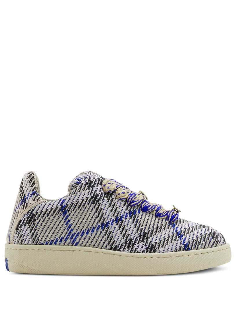 Burberry Check knit box sneakers