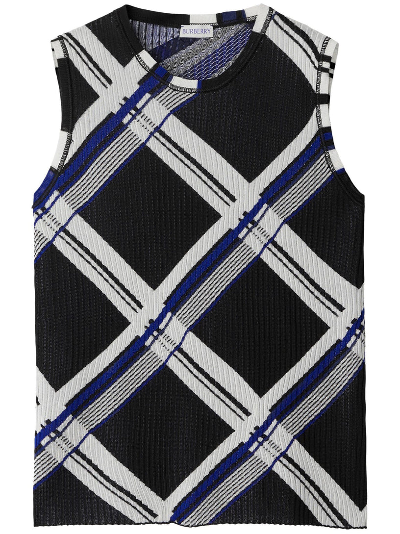 Burberry Check tank top