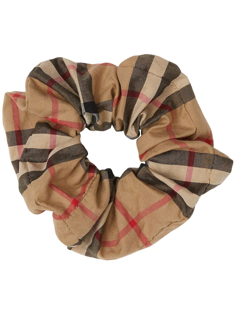 Vintage Check Scrunchie