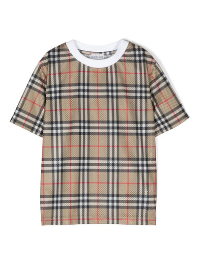 T-shirt with check