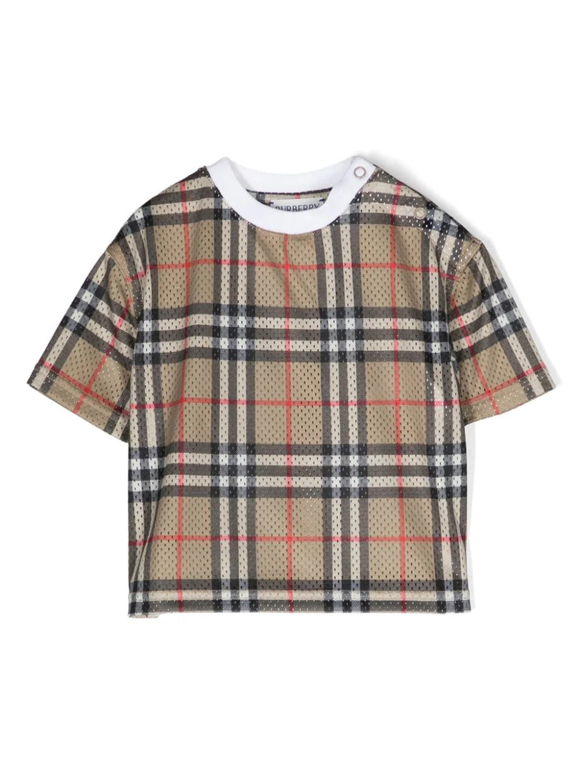 T-shirt with classic check