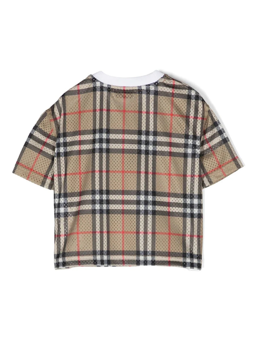 T-shirt with classic check