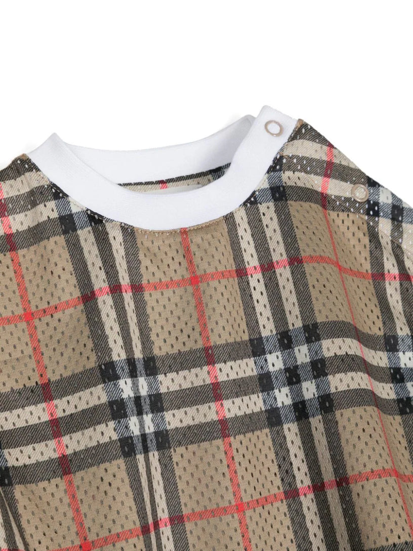 T-shirt with classic check