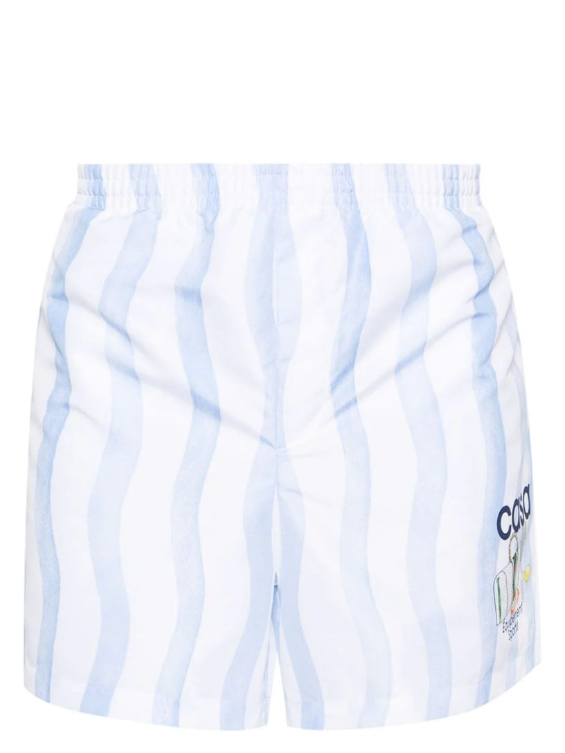 CASABLANCA Wave swim trunks