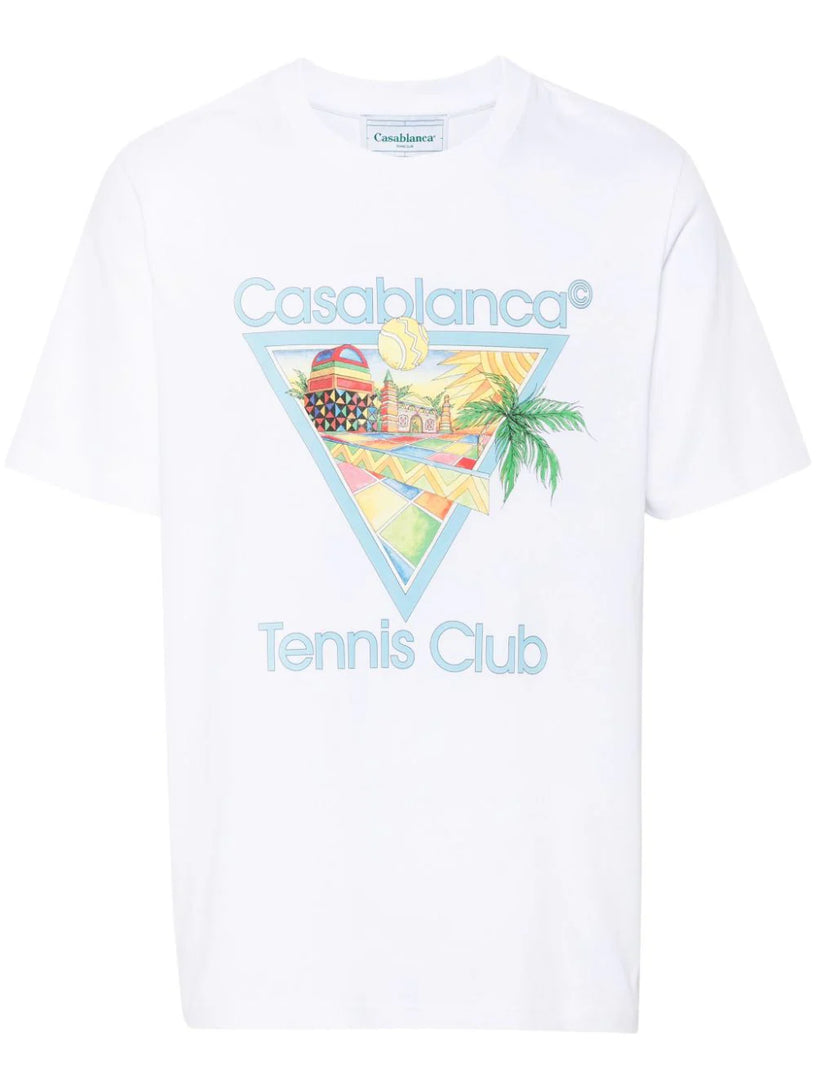 CASABLANCA Afro cubism tennis club t-shirt