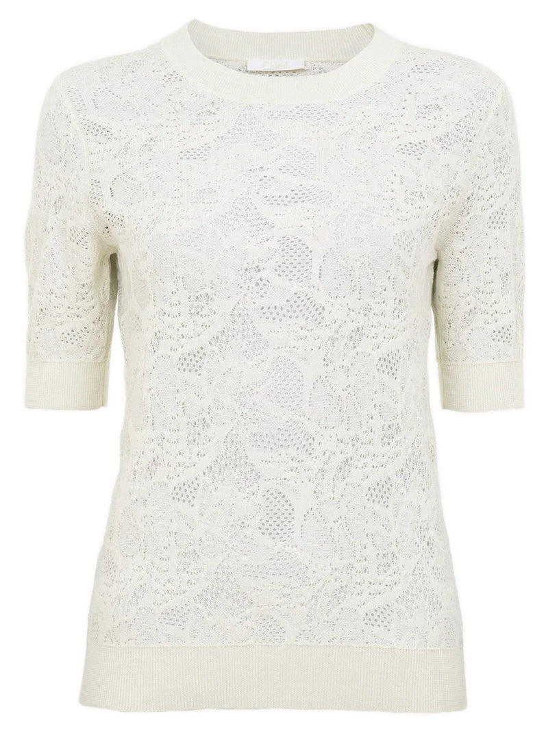 Chloé Flower jacquard jumper