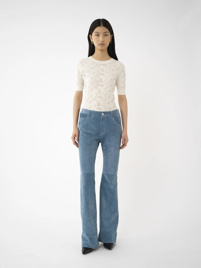 Flower jacquard jumper