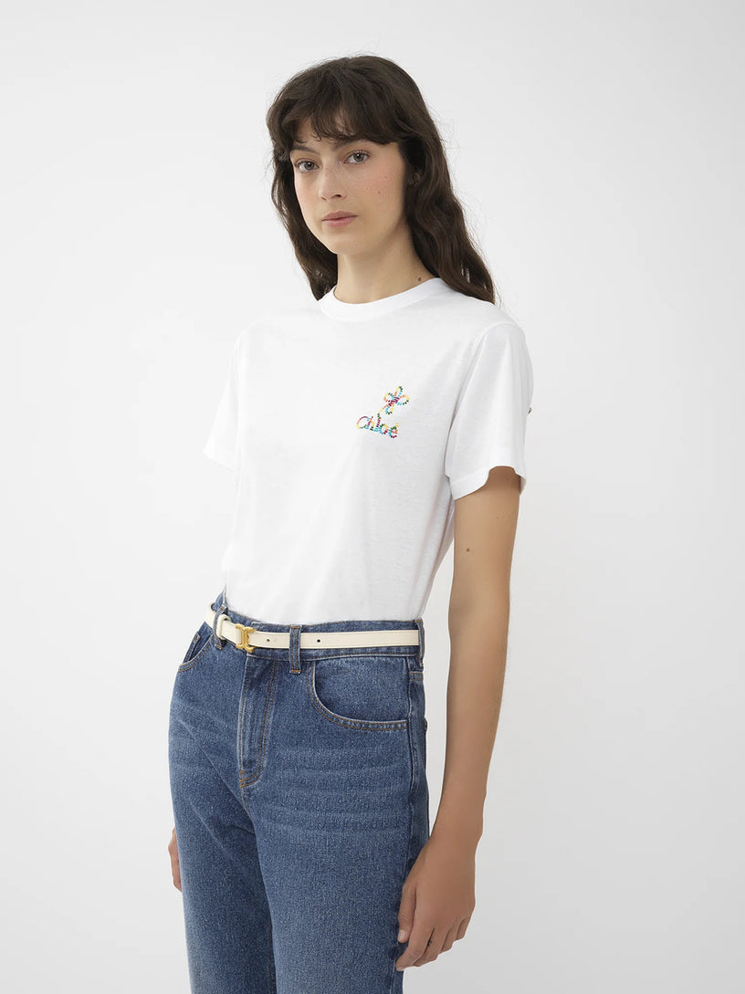 Embroidered T-shirt