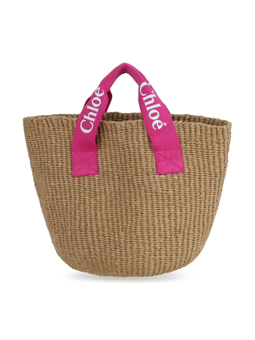 Chloè x Mifuko interwoven tote bag