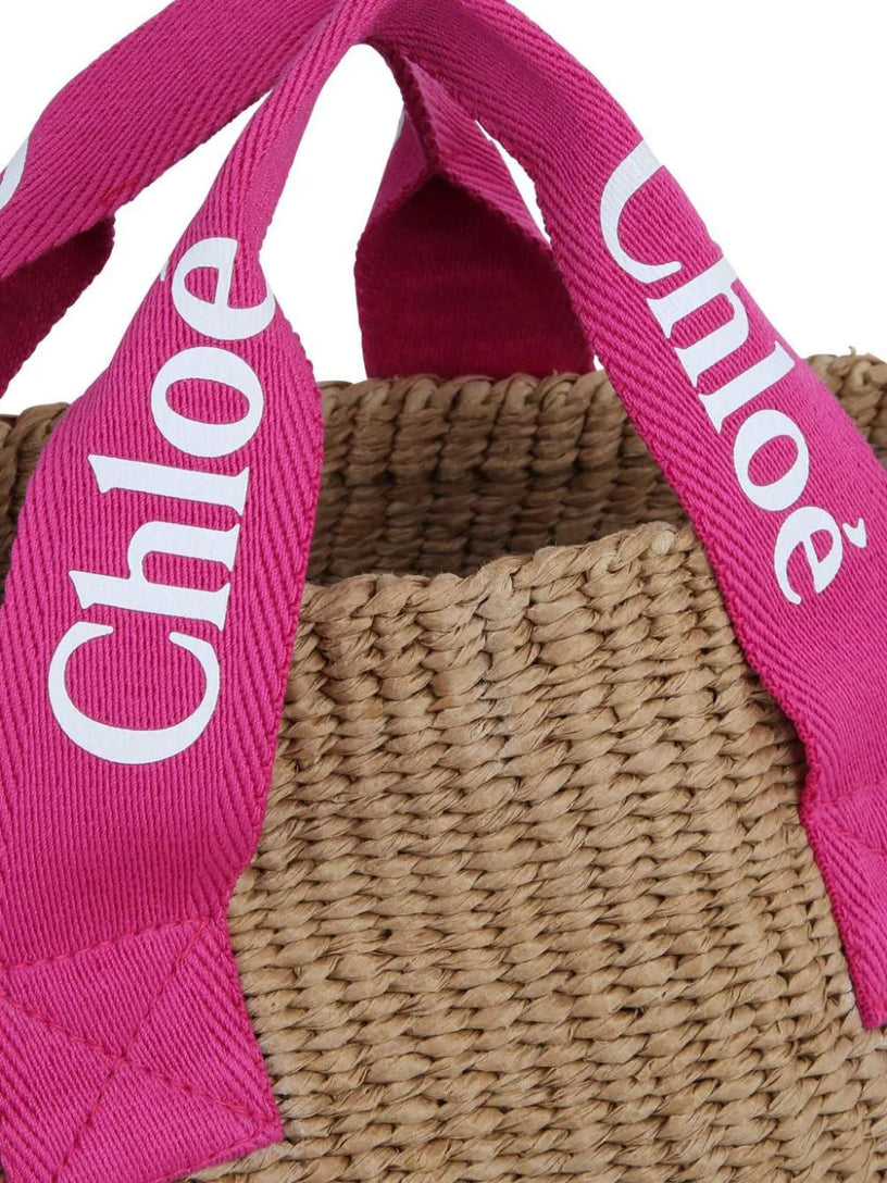 Chloè x Mifuko interwoven tote bag