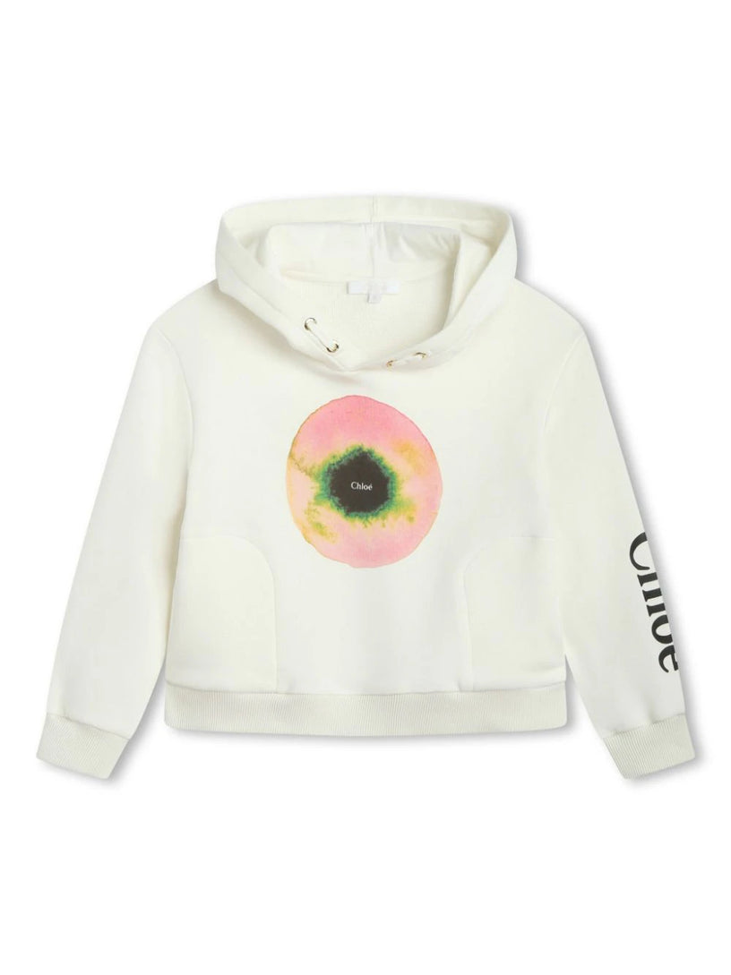 Chloé Kids Printed hoodie