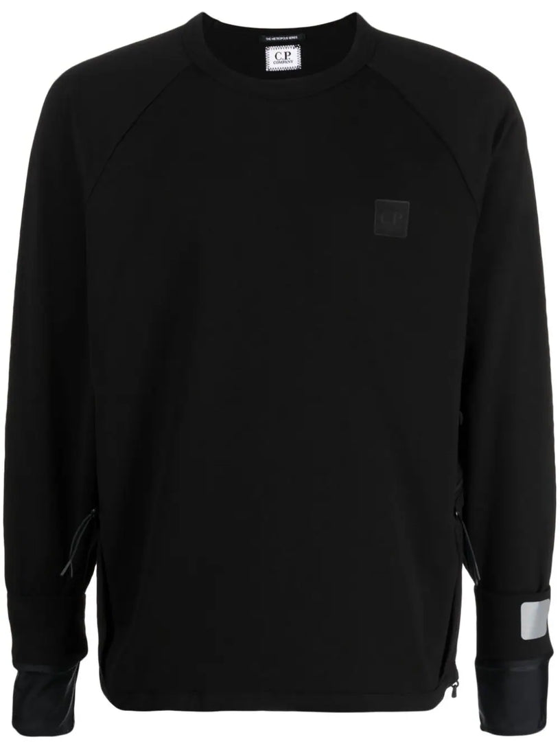 CP COMPANY Metropolis series stretch fleece pocket sweatshirt