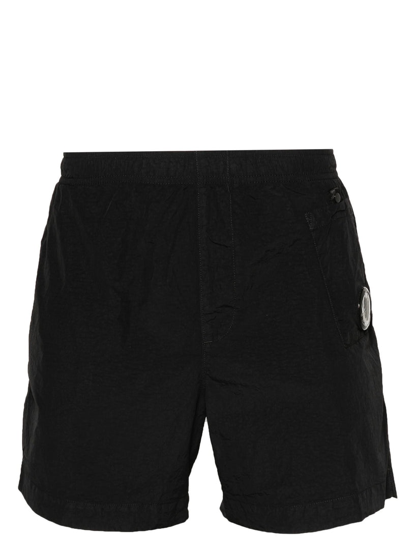 Swim shorts with lens detail