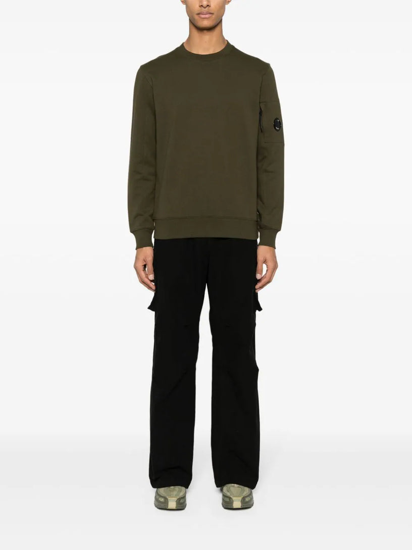 Diagonal Raised Fleece Sweatshirt