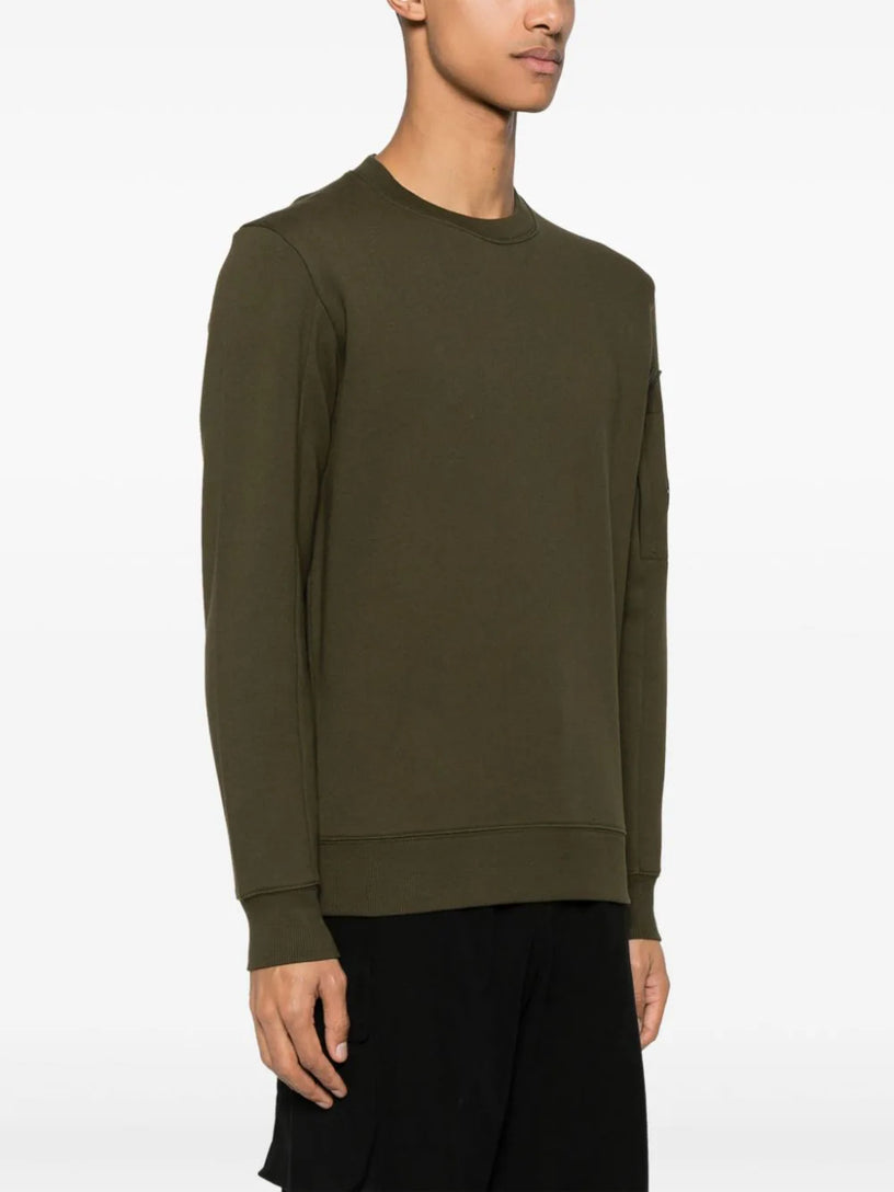 Diagonal Raised Fleece Sweatshirt