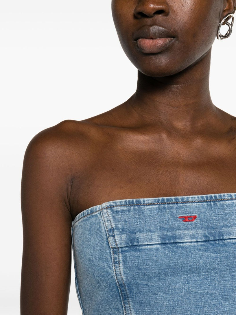 De-Ville denim bustier top