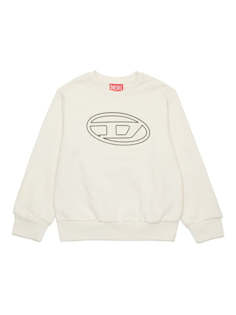 DIESEL Kids Smart big oval sweatshirt