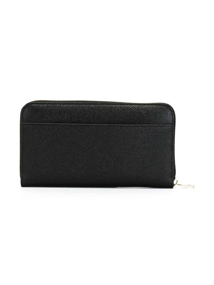 Zip around wallet with logo