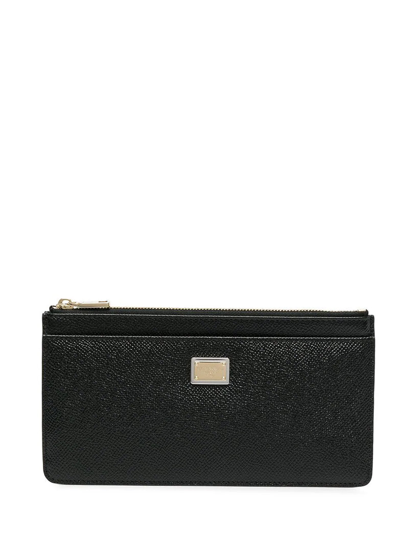 Dolce & Gabbana Large card holder with plate