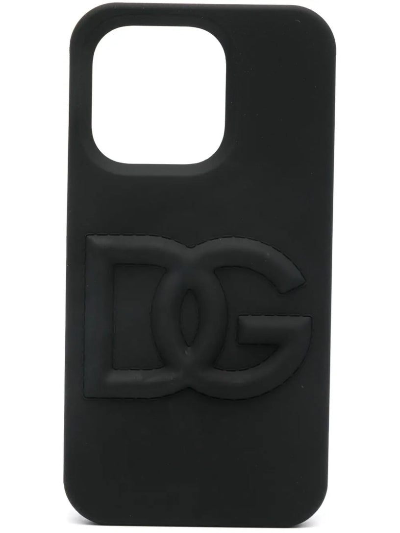 Rubber iPhone 14 Pro Cover with DG logo