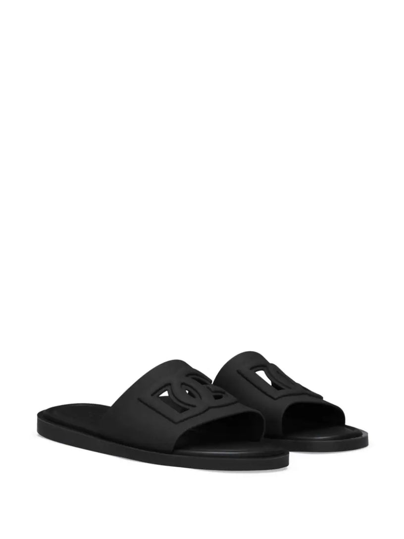 Rubber beachwear sliders