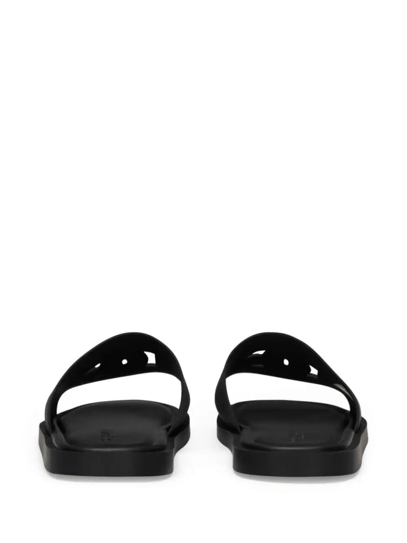 Rubber beachwear sliders