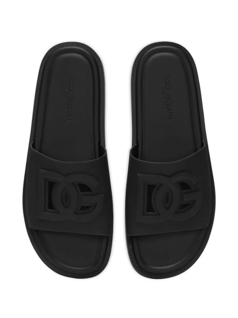 Rubber beachwear sliders