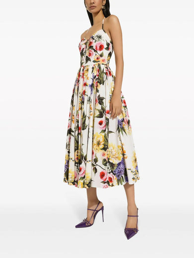 Dress with Garden print