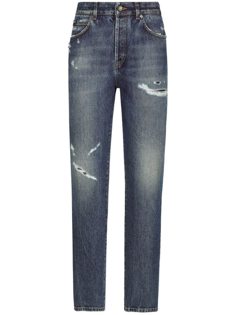 Dolce & Gabbana Denim jeans with rips