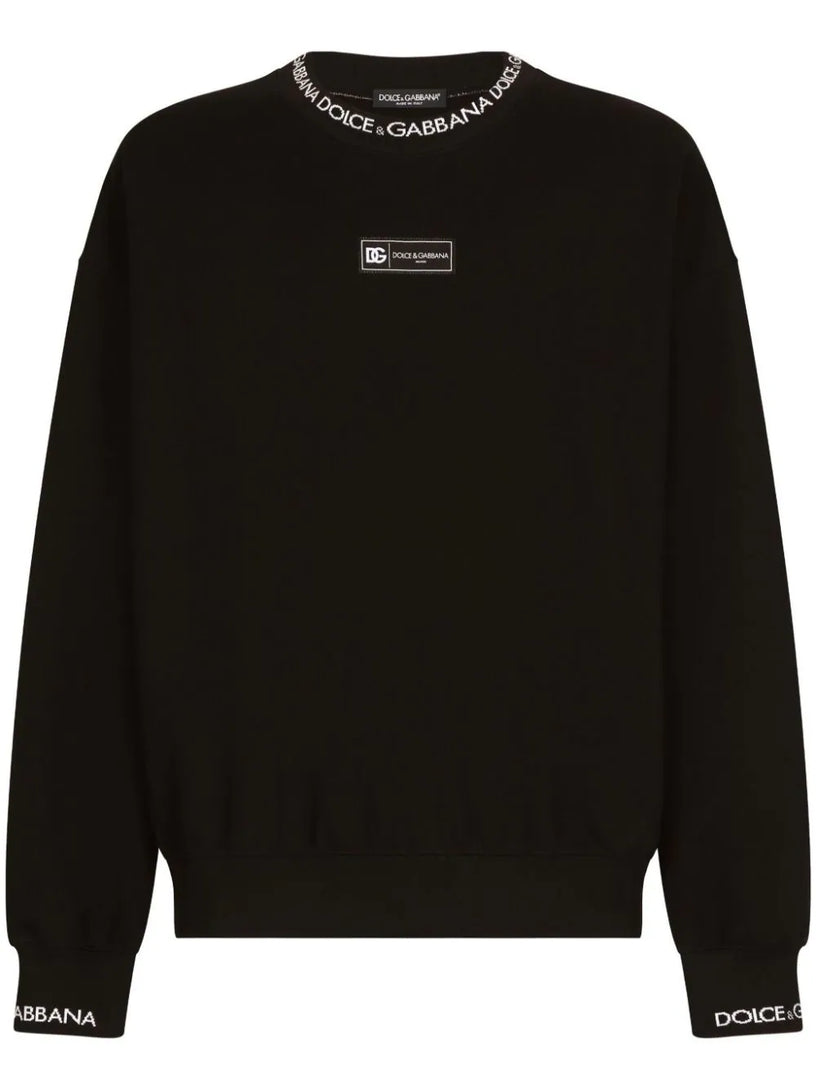 Dolce & Gabbana Round-neck sweatshirt with dolce&gabbana logo