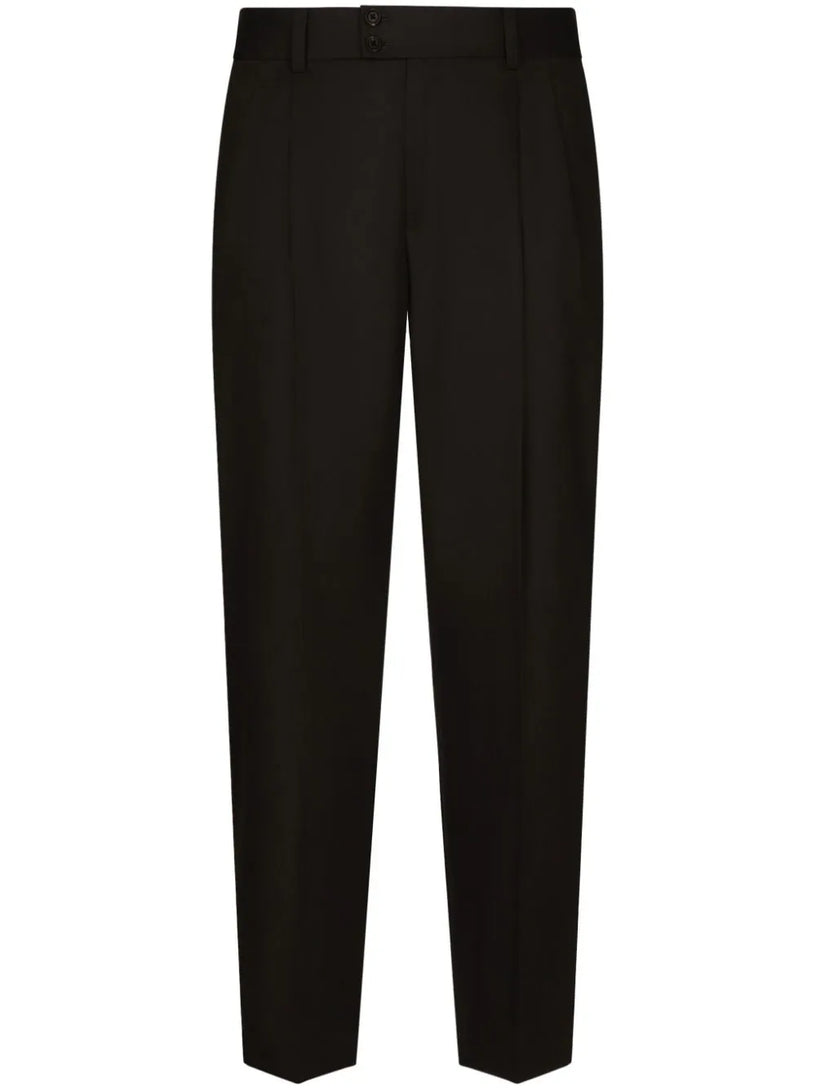 Tailored cotton trousers