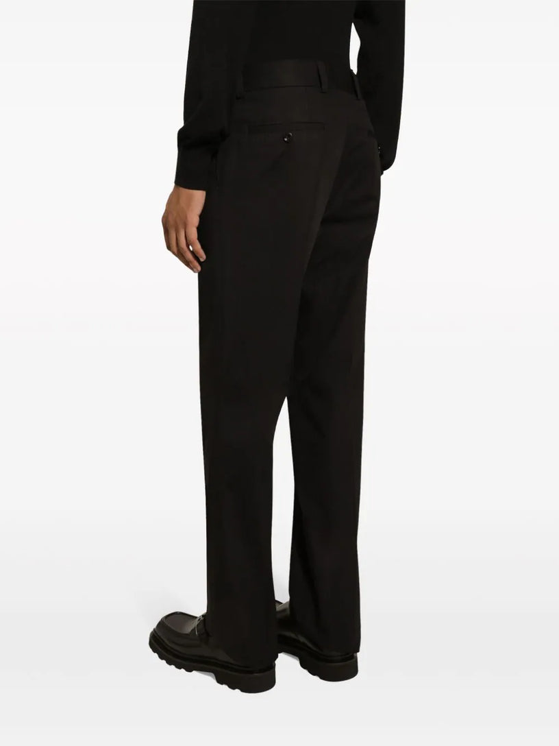 Tailored cotton trousers