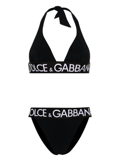 Logo-band bikini