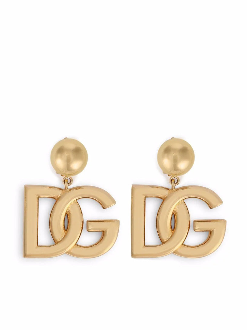 Earrings with DG logo