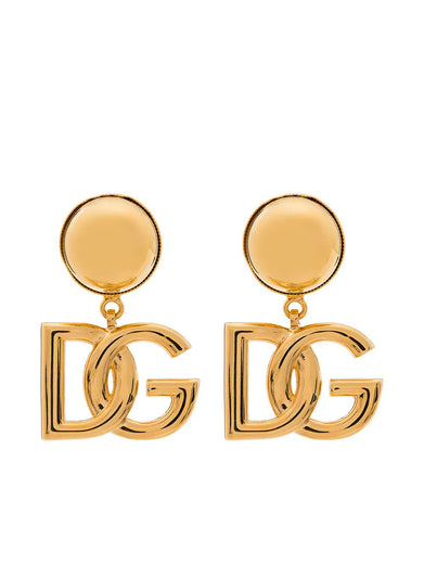 Earrings with DG logo